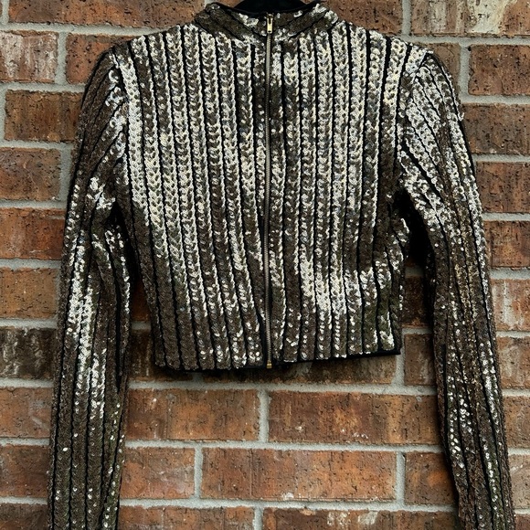 Sequin crop long sleeve - Picture 4 of 6